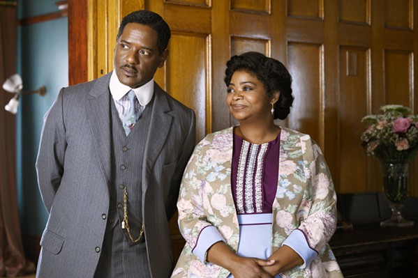 PARTNERS? Sarah Breedlove, aka Madam C.J. Walker (Octavia Spencer), is married to Charles James Walker (Blair Underwood) and begins to build her black hair care empire, but as time progresses, their marriage becomes strained, in Self Made: Inspired by the Life of Madam C.J. Walker, a new limited TV series on Netflix. - PHOTO COURTESY OF NETFLIX