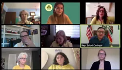 SHELTER FOR ALL On May 12, several key members of the Rent and Mortgage Relief for All Coalition met with Congressman Salud Carbajal (D-Santa Barbara) in a Zoom meeting to discuss HR 6515. - PHOTO COURTESY OF RENT RELIEF COALITION