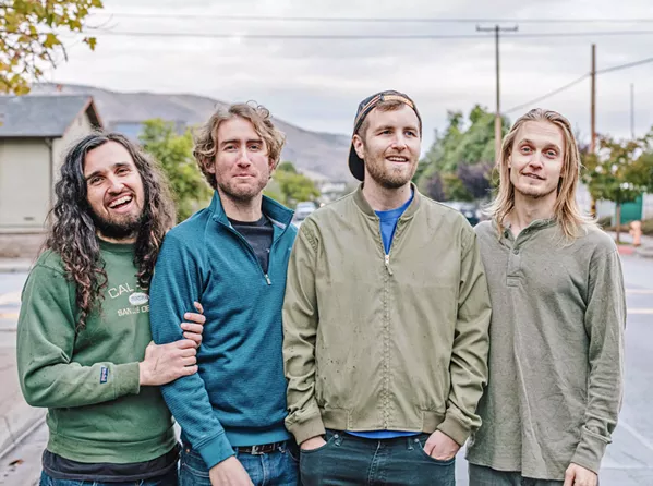 STREAMED LIVE As part of this year's virtual Live Oak Music Festival, Próxima Parada is one of nine local acts being streamed live from Bill Gaines Audio's warehouse soundstage with the help of Big Big SLO, between June 19 and 21. - PHOTO COURTESY OF PROXIMA PARADA