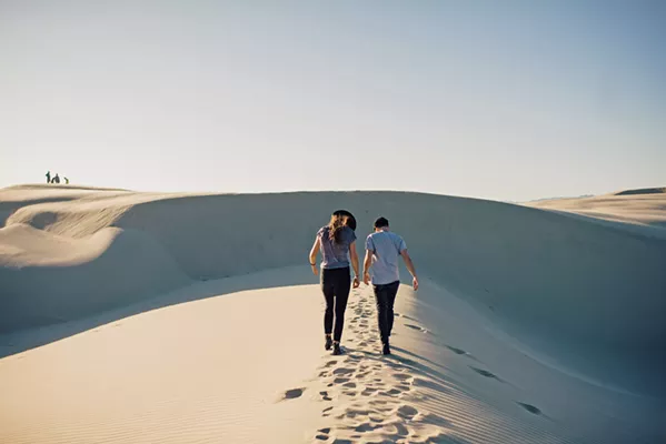 LIGHT IT UP You can preorder Nowhere, the excellent new album by local duo Black Match, beginning June 19. The album will be officially released on July 10. - PHOTO COURTESY OF BLACK MATCH