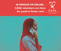 THERE FOR YOUTH CASA of SLO County continues to serve local foster youth during the pandemic, recently swearing in 13 new volunteers and taking in 41 new clients. - PHOTO COURTESY OF CASA OF SLO COUNTY