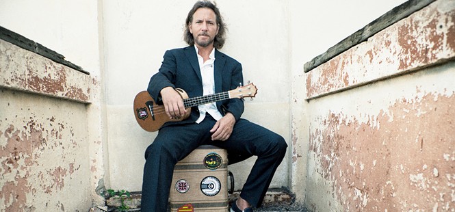Pearl Jam frontman Eddie Vedder performers with his supergroup The Earthlings at Vina Robles on Oct. 5