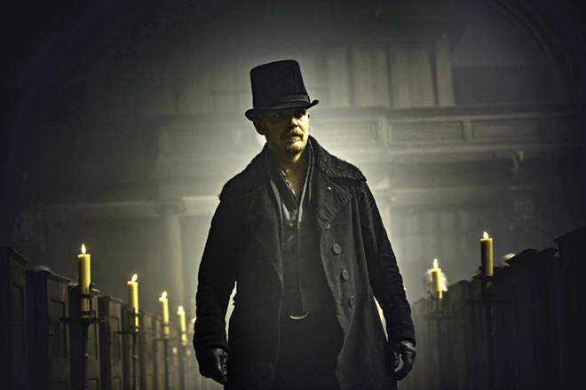 HEART OF DARKNESS Tom Hardy stars as James Keziah Delaney, an adventurer with dark secrets, who's caught in the middle of a trade war, in the visually arresting historical fiction, Taboo.
