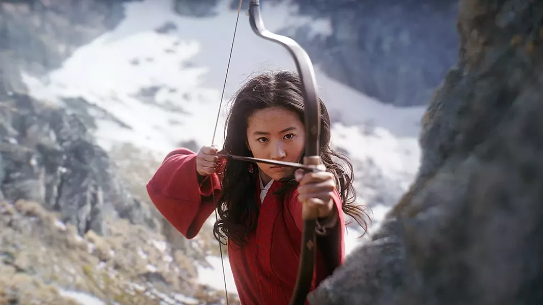 FEMALE POWER Standing in for her father, Hua Mulan (Yifei Liu) impersonates a male to fight in the Imperial Army against Bori Khan and his warriors in the Disney live-action remake of Mulan. - PHOTO COURTESY OF DISNEY