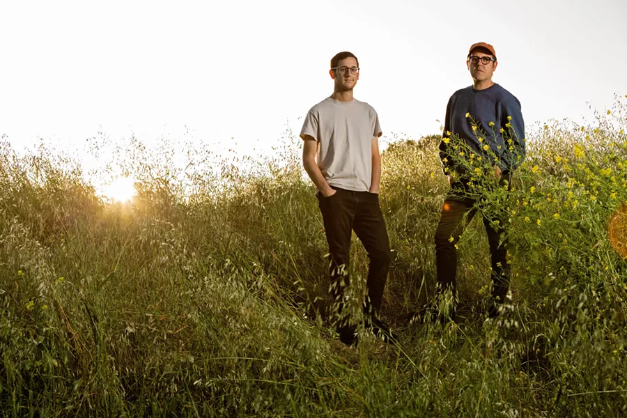 MUSIC LOVERS Married couple John Metz (left) and Caleb Nichols are Soft People, who just released their second album, Absolute Boys. - PHOTO COURTESY OF SOFT PEOPLE BY DEBORAH DENKER