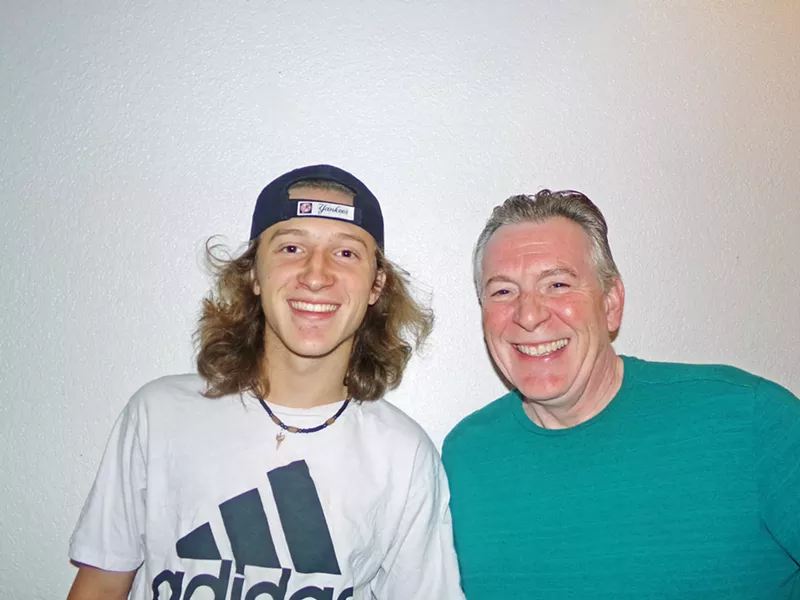 HIP-HOPPERS The Journals, featuring Dylan Krause and his father, John, recently released a new song written in quarantine, "Tricks," available on their Soundcloud site. - PHOTO COURTESY OF THE JOURNALS