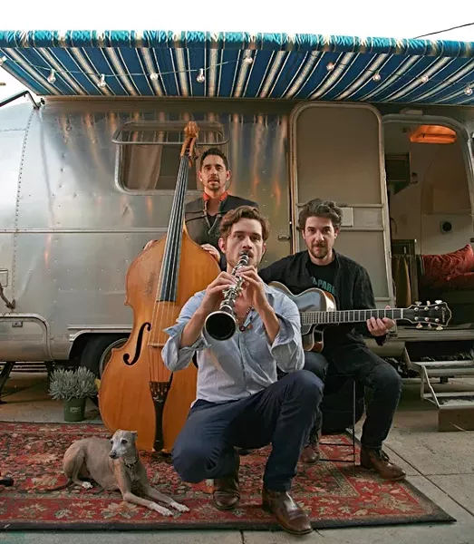 HIPSTERS: Gypsy jazz, tango, samba, and chanson act the Shoestring Trio is amazing, and they’re playing at Steynberg Gallery on May 17. - PHOTO COURTESY OF SHOESTRING TRIO