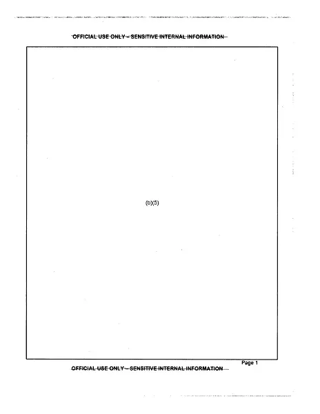 DRAWING BLANKS: A redacted page from the NRC report.