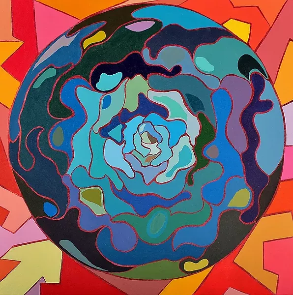BRIGHT IDEA: The art of Santa Margarita artist J Dave Montgomery is energetic, bright, and full of crisp, luscious color you can’t easily ignore. - IMAGE BY J DAVE MONTGOMERY
