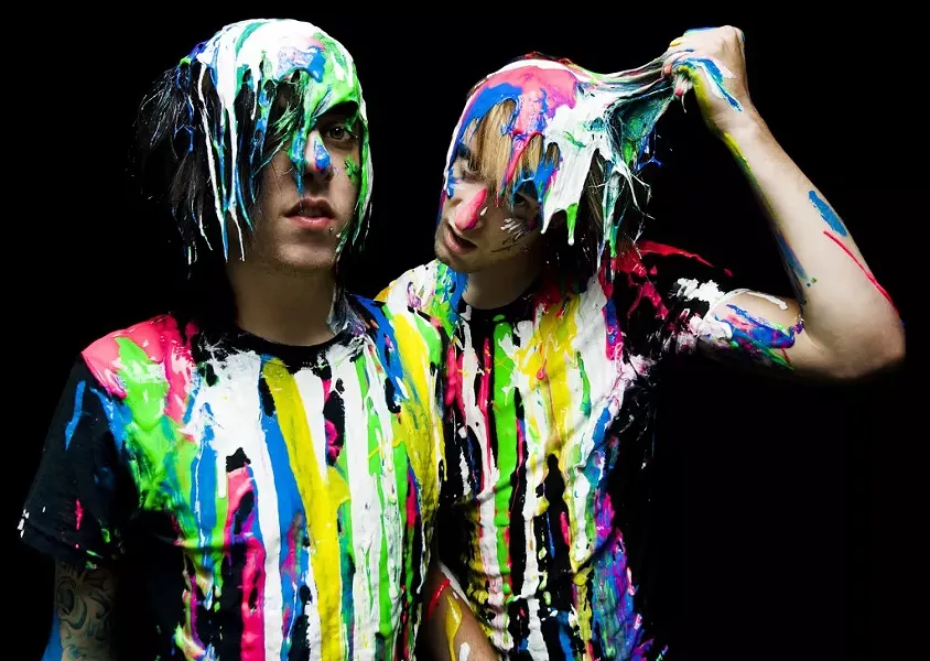 COLOR RAVE: Colorado’s Breathe Carolina brings their post-hardcore electropop sounds to SLO Brew on Nov. 28. - PHOTO COURTESY OF BREATHE CAROLINA