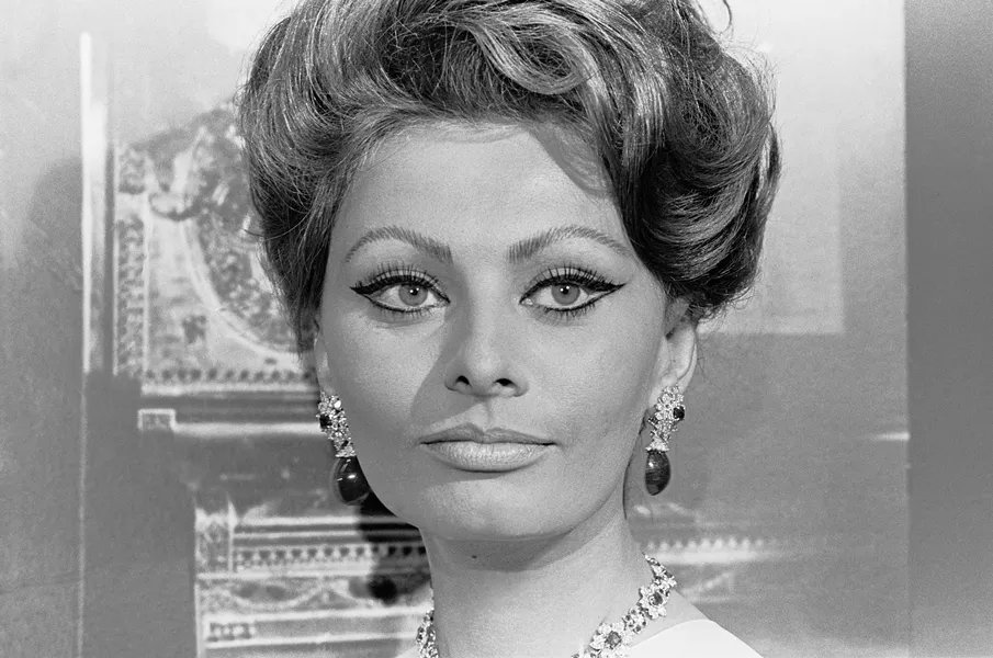 SOFIA LOREN AT THE MOMA, 1967: - PHOTO COURTESY OF SANTI VISALLI