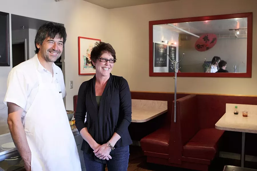 WELCOME : Paul and DeeDee Kwong have a good thing going at their newest venture, the beloved Chinese restaurant near the Palm Theatre on Monterey Street in downtown SLO. - PHOTO BY STEVE E. MILLER