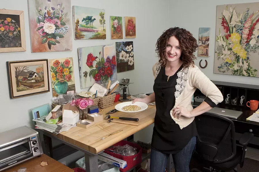 MORE THAN DESIGN : Lisa Leonard recently released a new line of jewelry, introducing gold into what’s primarily been silver and pewter. - PHOTO BY STEVE E. MILLER