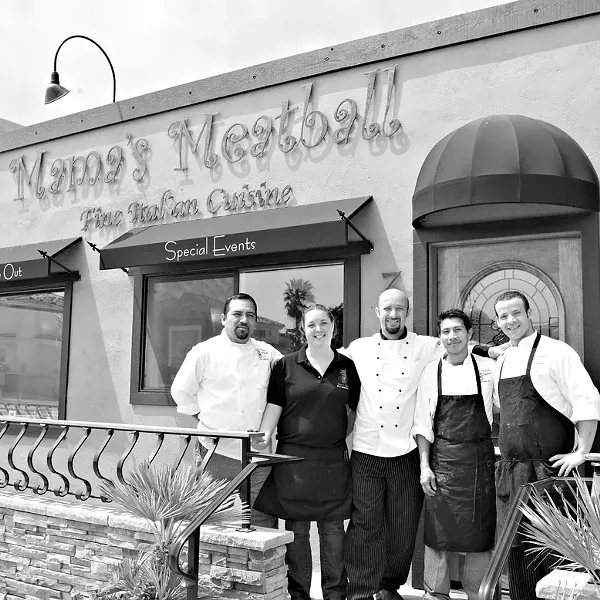 THE CREW : Pictured are (left to right) Miguel Angel Hernandez, Julie Woosley, Nicola Allegretta, Jose Martinez Rosa, and Luca Allegretta. - PHOTO BY STEVE E. MILLER