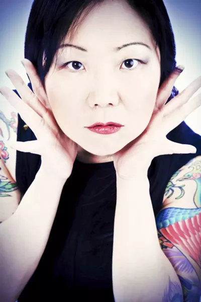 THE TALENTED MS. CHO: In addition to stand-up, Cho has written two books, developed a fashion line, released an album, and parodied Kim Jong-Il on 30 Rock. - PHOTOS BY PIXIE VISION