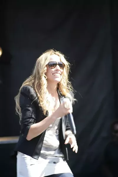 SOUL SISTER : Sheryl Crow unleashes her charisma on a willing crowd. - PHOTO BY GLEN STARKEY