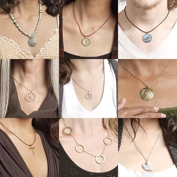PEACE OUT : A new local business is transforming implements of war into stylish jewelry with a positive message. - PHOTO COURTESY OF FROM WAR TO PEACE