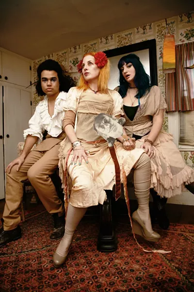 COLONIAL FEDERALISTS : Rasputina brings cello-driven songs about feral children, Anti-Rent Wars of 1844, early American portraiture, and giants to SLO Brew on July 30. - PHOTO COURTESY OF RASPUTINA
