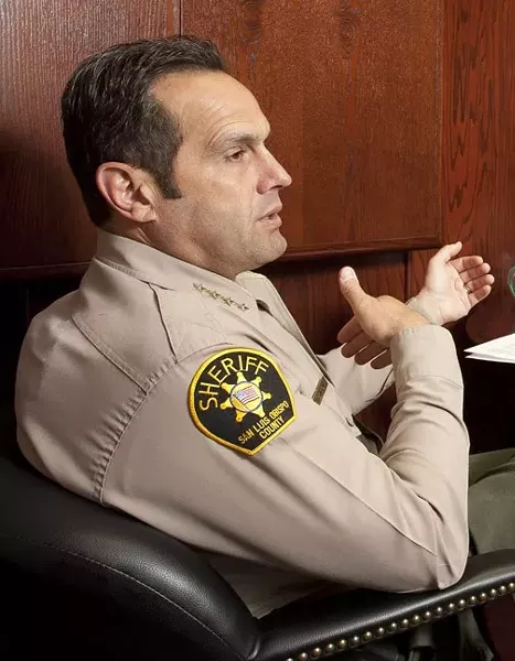 REVOLVING DOOR: Under the new rules imposed by Proposition 47, SLO County Sheriff Ian Parkinson thinks drug users will have less incentive to seek rehabilitation services, such as those he said became available through the ongoing jail realignment program. - FILE PHOTO BY STEVE E. MILLER