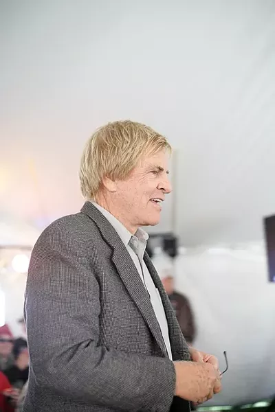RENAISSANCE MAN! : Gary Conway arrives to collect his Renaissance Man of the Year Award at the Paso Digital Film Festival on Nov. 21 at Le Vigne Winery. - PHOTO BY GLEN STARKEY