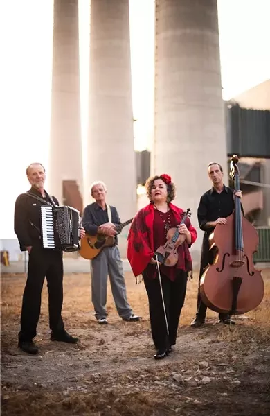 MASTERS OF THE MUSICVERSE! : (Left to right) Duane Inglish, Craig Nuttycombe, Brynn Albanese, and Fred Murray are Café Musique, who will perform five upcoming local shows with a number of guest artists to promote their third—and best—album. - PHOTO BY BRITTANY APP