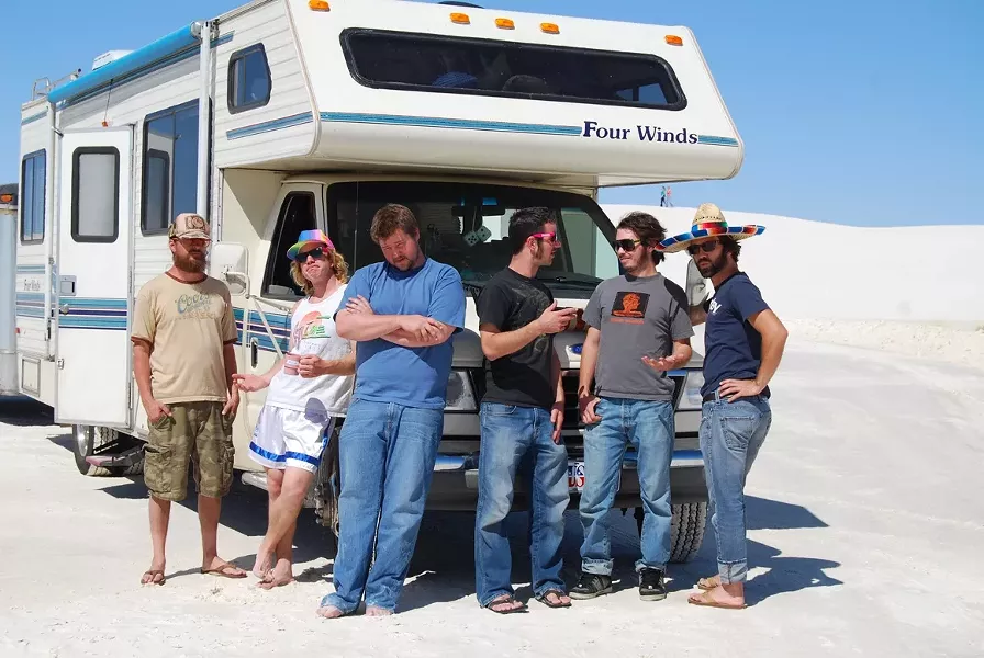 SOMEWHERE NEAR WHITE SANDS, NM : After 20,000 miles and four months on the road, Still Time returns with a July 5 gig at The Cliffs. - PHOTO BY JILL CORDOVA