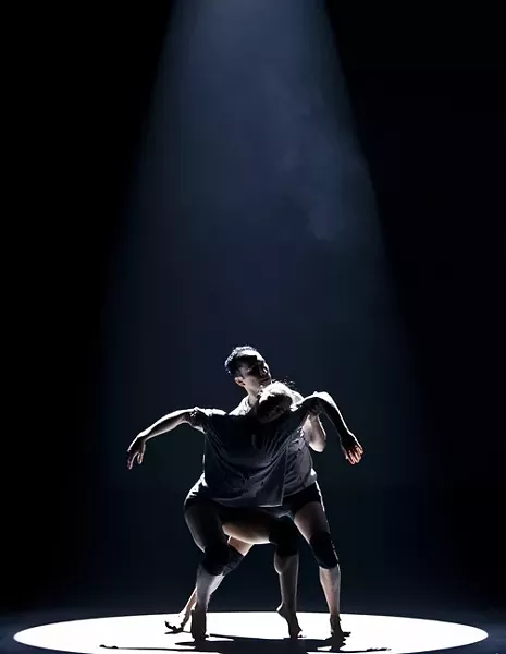 INTRIGUING FORMS : “I’m less attached to meaning in dance and more interested in concept,” explains Diana Stanton, co-director of the modern dance company Variable Velocity. Pictured is a piece from a past performance. - PHOTO BY KAMIL KONRAD