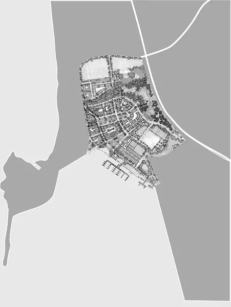GRAPHIC FROM WESTPAC ENERGY PAMPHLET: A NEW HOPE This rendering depicts the massive “reimagination” of the city proposed for the site of the Morro Bay power plant. - GRAPHIC FROM WESTPAC ENERGY PAMPHLET