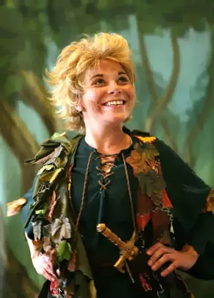 FLY: Peter Pan, played by Tabatha S. Skanes, is the ultimate icon of boyhood. - PHOTO COURTESY OF KELRIK PRODUCTIONS