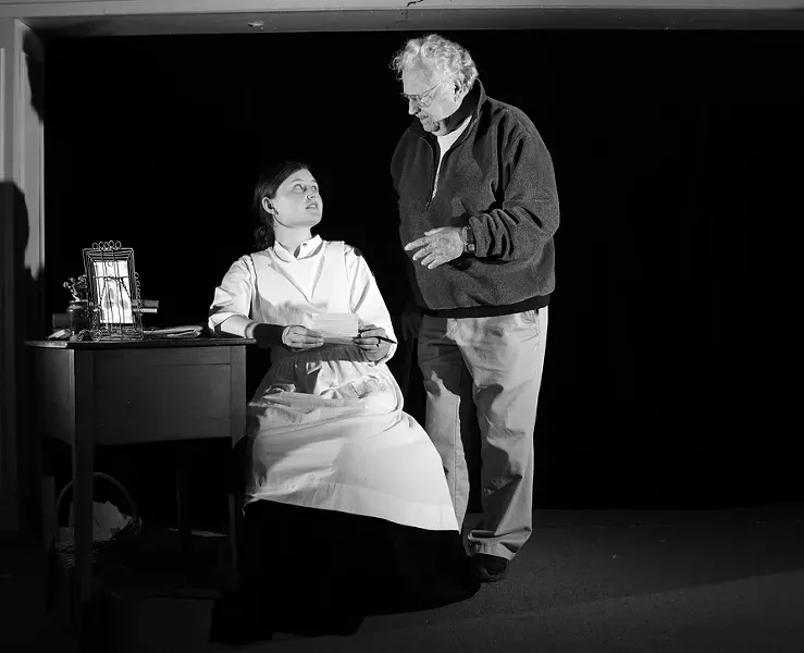 DICKINSON, EMILY DICKINSON : Two years ago Nehemiah Persoff came out of retirement to help Emma Duncan polish her performance of The Belle of Amherst. - FILE PHOTO