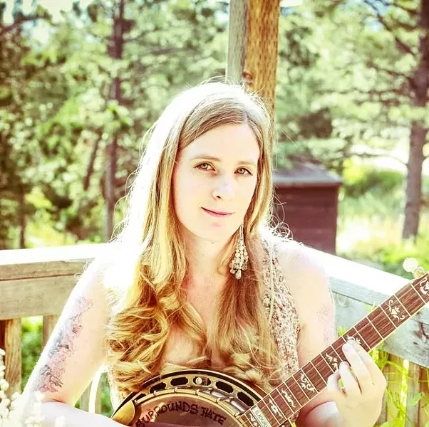 SWEETHEART OF THE BANJO: Erin Inglish will bring her banjo magic to Sculpterra Winery on Jan. 5. - PHOTO COURTESY OF ERIN INGLISH