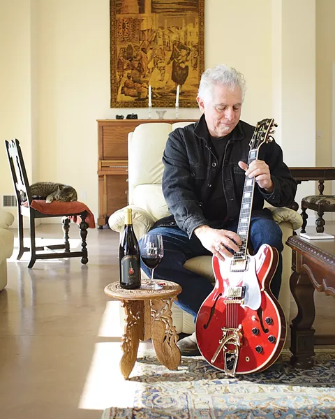 FINE TUNING : Renowned musician Denis Degher’s pinot noir has soul - PHOTO BY STEVE E. MILLER