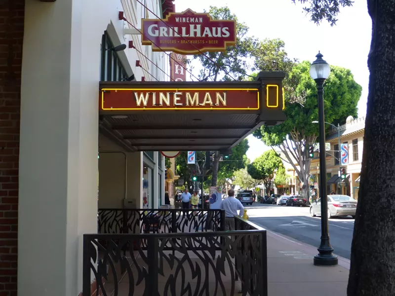 SCHNITZEL THIS : Wineman Grillhaus offers a mix of traditional German and American foods. - PHOTO BY ADRIANA CATANZARITE