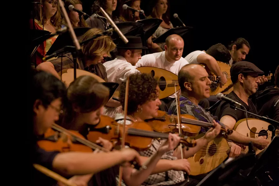 BRINGING THE MIDDLE EAST TO YOU! : On June 6 in Cal Poly’s Spanos Theatre, prepare to be transported to the Middle East by the Cal Poly Arab Music Ensemble. - PHOTO COURTESY OF CAL POLY MUSIC DEPARTMENT