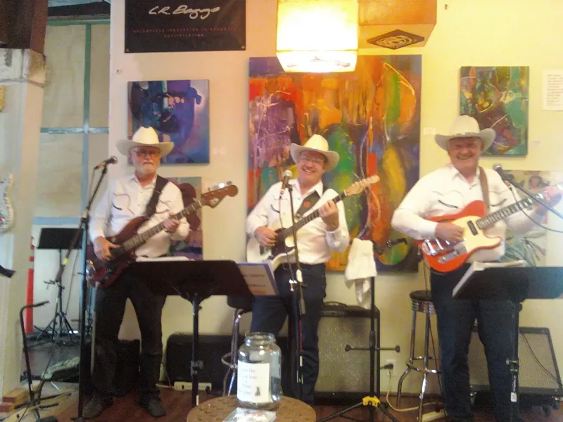 CALLING ALL LINE DANCERS! : Country trio Solomon Creek plays at the SLO Down Pub on June 7. - PHOTO COURTESY OFSOLOMON CREEK