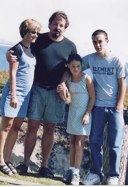 ELUSIVE CLOSURE : Chelsea Brunelle—pictured here at a young age with her mother, stepfather, and brother—died on Nov. 30, 2012. Her family, law enforcement, and mental health organizations have been grappling for closure ever since. - PHOTO COURTESY OF JULIE MCDOUGALL