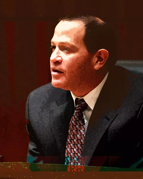SLO COUNTY SUPERVISOR ADAM HILL: - PHOTO BY STEVE E. MILLER