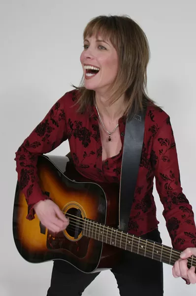 BAY AREA BUSKER : Amy Meyers (pictured) plays a three-act show with Julie Christensen and Each Passing Day on Oct. 17 at Shepherd's Table in Grover Beach. - PHOTO COURTESY OF AMY MEYERS