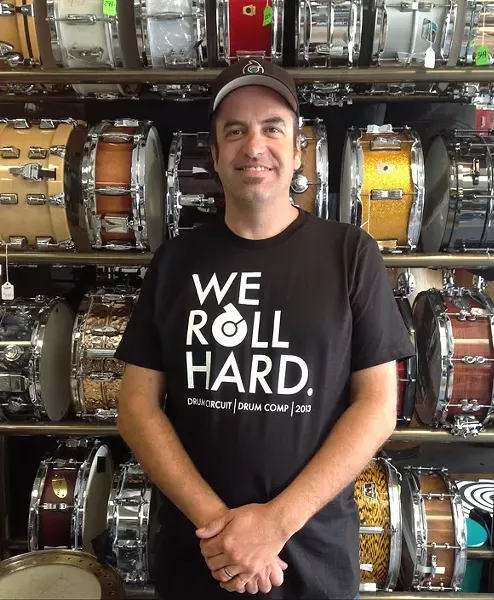 DRUM LEADER! : Drum Circuit owner Howard Emmons is ready to play host to the 24th Annual Drum Circuit Drum Competition on April 28 in The Graduate. - PHOTO COURTESY OF JOHN MORELAND