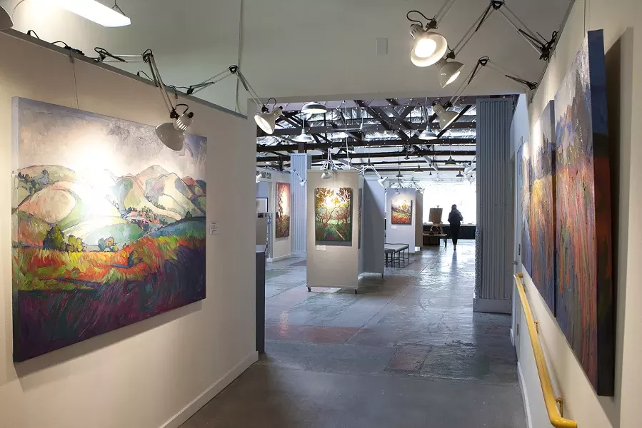 ACCIDENTALLY PERFECT: Erin Hanson’s “Colors of Paso” hangs at Studios on the Park, 1130 Pine St. in Paso Robles, through Oct. 28. A closing reception will take place Saturday, Oct. 27, from 5 to 9 p.m. Current hours are noon to 9 p.m. Fridays and Saturdays, and noon to 6 p.m. Thursdays and Sundays (closed Monday through Wednesday).