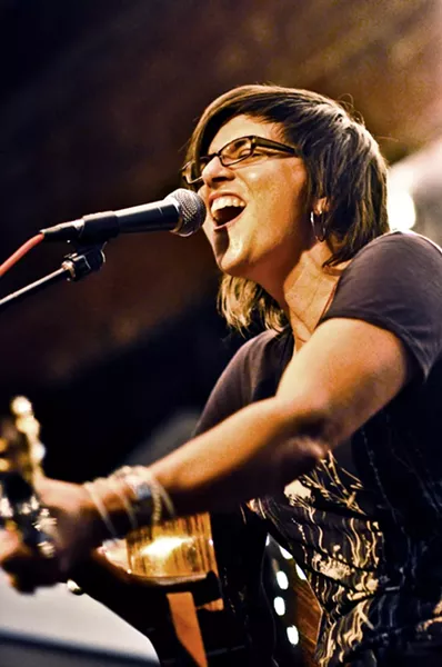 SING IT, SISTER! : On Oct. 5 at the Steynberg Gallery and on Oct. 7 at The Porch, check out Laura Tsaggaris during Steve Key’s Songwriters at Play showcases. - PHOTO COURTESY OF LAURA TSAGGARIS