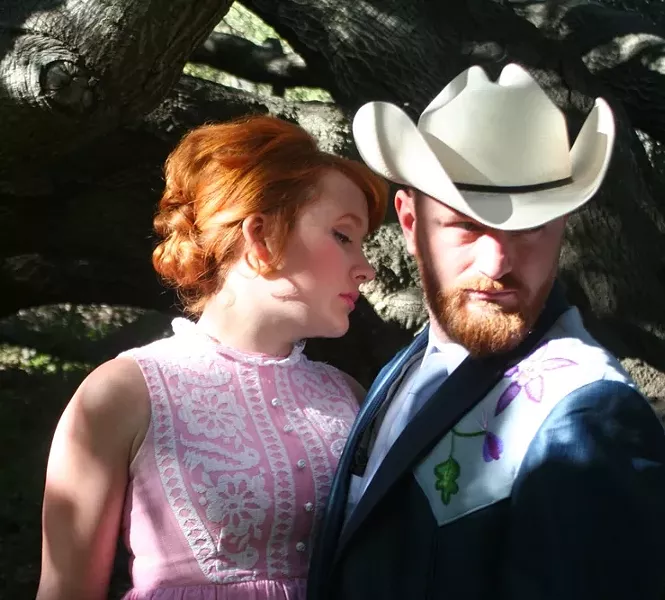 HONKY-TONK TWO : The Tarweed Two, Reid Cain and Hayley Thomas, will release their new EP on May 5 at Kreuzberg. - PHOTO BY CURTIS CAMPBELL