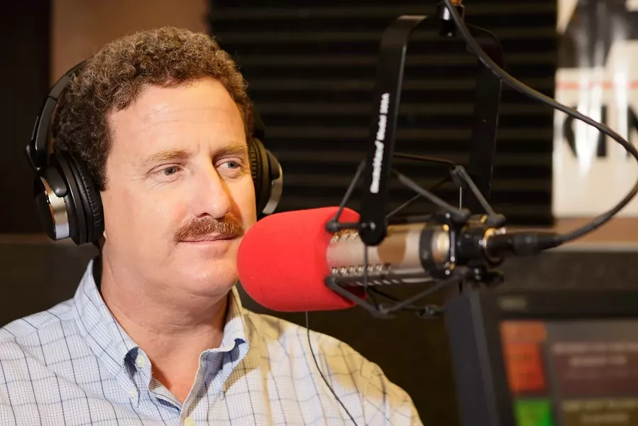 MY GROWTH’S SMARTER THAN YOURS : Santa Maria radio talk show host and leader of the Coalition of Labor, Agriculture & Business Andy Caldwell has become a common face in SLO County politics. COLAB is suing in hopes of diminishing smart growth principles in county land-use policies. - FILE PHOTO BY STEVE E. MILLER