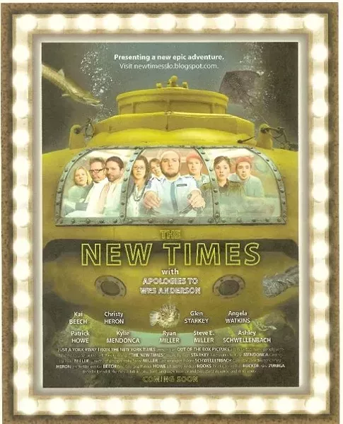 WHERE'S MY DYNAMITE?: Several years ago the New Times editorial staff posed as the cast of 'The Life Aquatic with Steve Zissou.' Why? Because we could. - FILE PHOTO BY STEVE E. MILLER