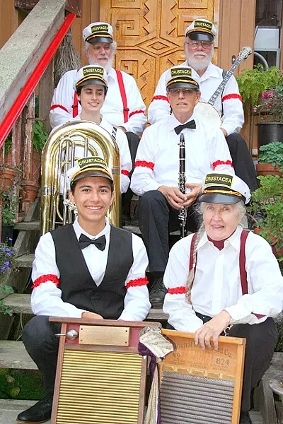 HOT JAZZ: The Crustacea Jazz Band brings their upbeat sounds to the SLO Farmers’ Market on Dec. 3 at the corner of Osos and Higuera. - PHOTO COURTESY OF THE CRUSTACEA JAZZ BAND