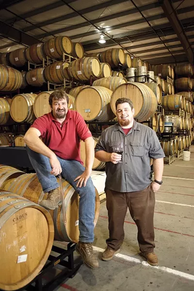 TWO OF A KIND: And what a pair: Russell From (left) and McPrice Meyers are responsible for some of the best Central Coast wines.