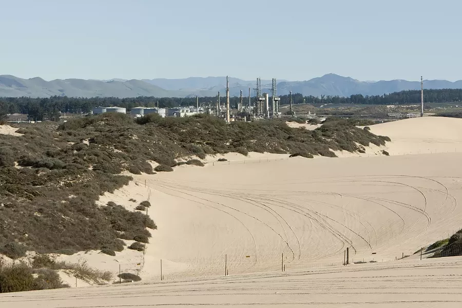 RAIL EXTENSION: Phillips 66, which operates the Santa Maria refinery in unincorporated South San Luis Obispo County, is preparing to ask the county to allow it to extend an existing rail line in order to bring in additional sources of crude oil. - PHOTO BY STEVE E. MILLER