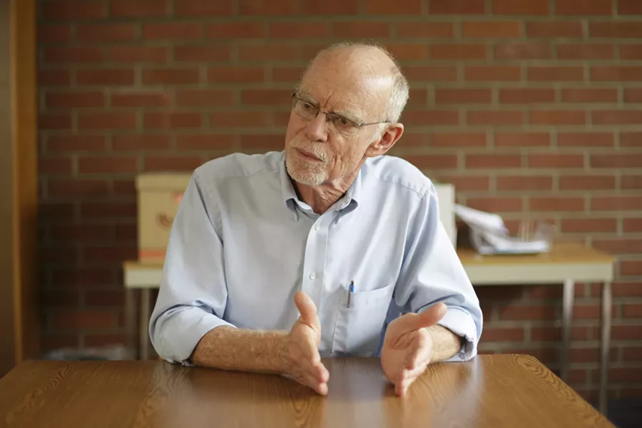 HELPING THE HELPLESS : A legal-aid attorney since 1985, Michael Blank of California Rural Legal Assistance has been helping low-income individuals and families fight those who take advantage of the poor and powerless. - PHOTO BY STEVE E. MILLER