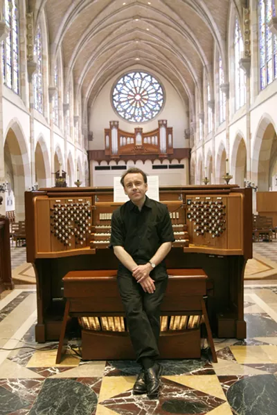 ORGAN MASTER : Britain’s David Briggs, an internationally renowned organist who’s built a worldwide reputation as an innovative musician and dazzling performer, plays May 14 in the PAC. - PHOTO COURTESY OF DAVID BRIGGS