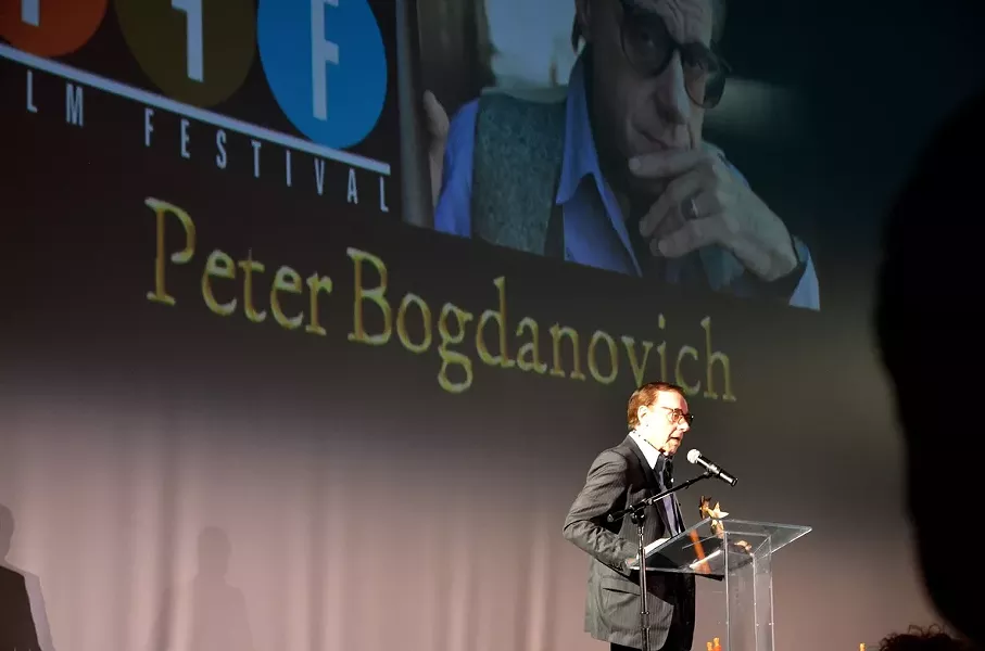 WHAT'S UP, BOG?: Acclaimed filmmaker and film scholar Peter Bogdanovich (Paper Moon, What’s Up, Doc?) received the King Vidor Award. - PHOTO BY JESSICA PEÑA